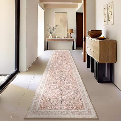 Miniatura 440 de Phantoscope Vintage Collection - Alfombra de área de 8 x 10 pies, alfombra grande para sala de estar, lavable, bohemio, antideslizante