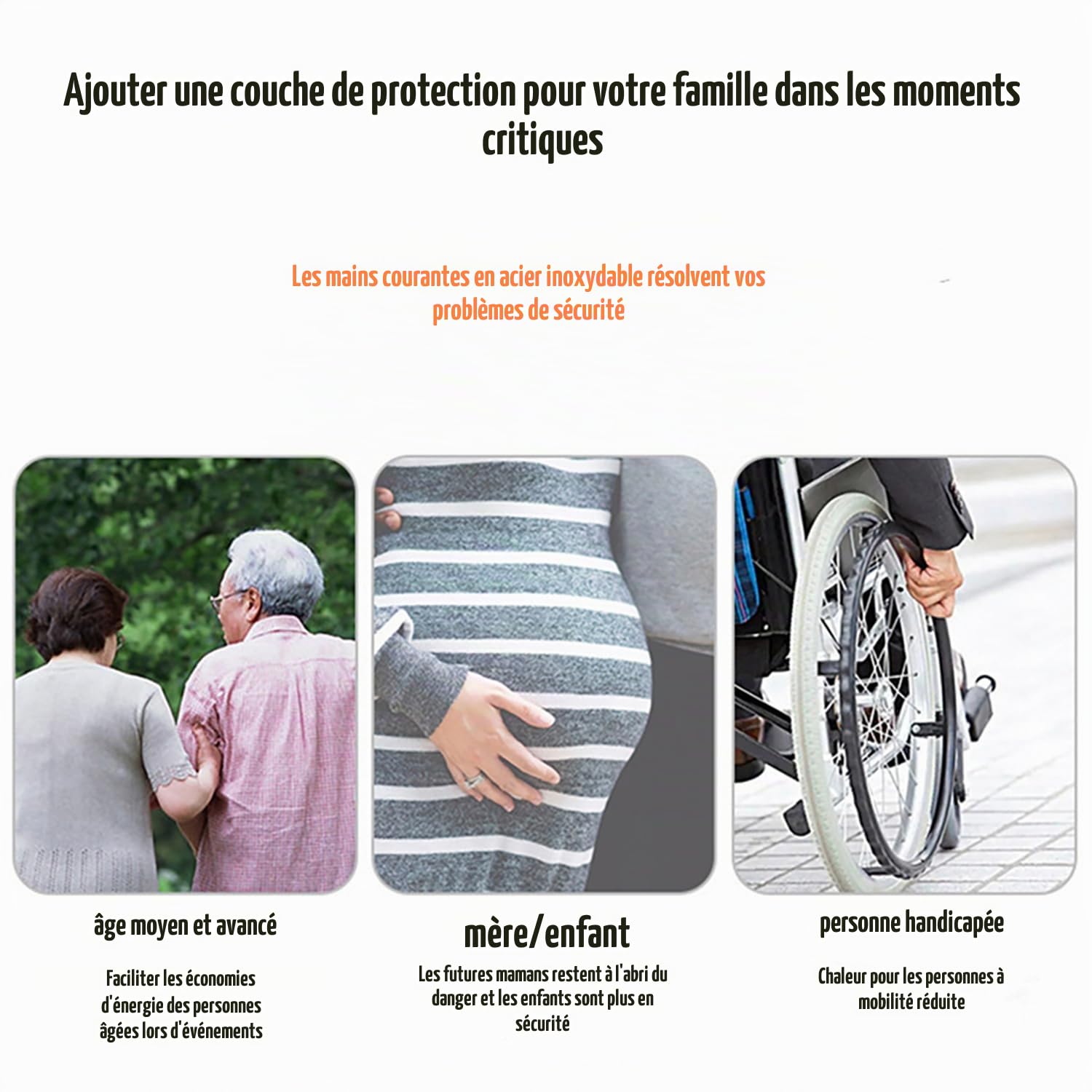 Barre d'Appui Wc,Barre De Maintien Douche,Type l 70x50 Cm Barre d'Appui,Acier Inoxydable,Charge Max 200kg,Con Aux Femmes Enceintes,Aux Personnes Âgées Et Aux Personnes Handicapées (Poli,Côté Droit)