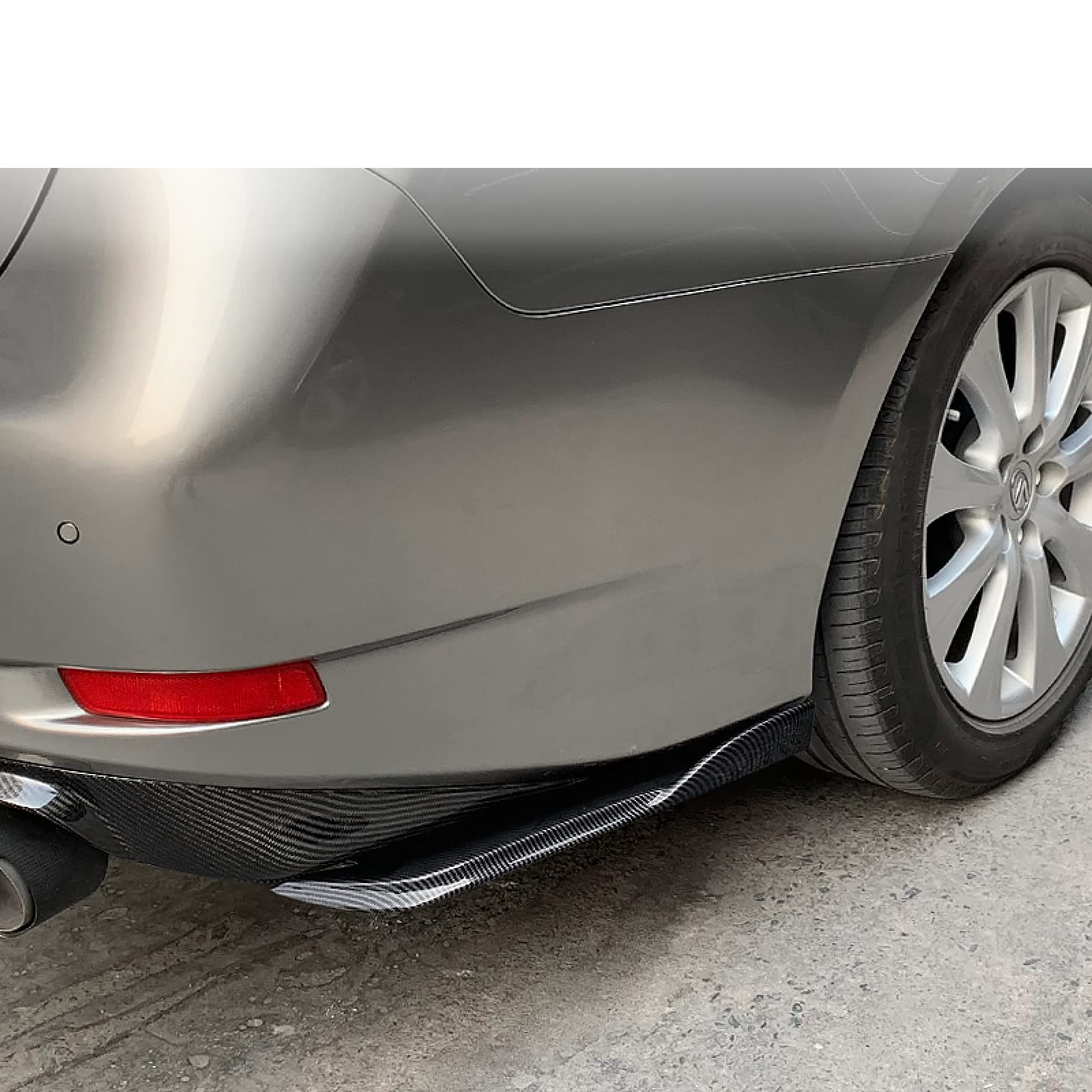 pour Lexus GS 2012-2020, Pare-Chocs arrière de Voiture Spoiler Wrap Protector Garniture Accessoires Bande décorative ABS Kit