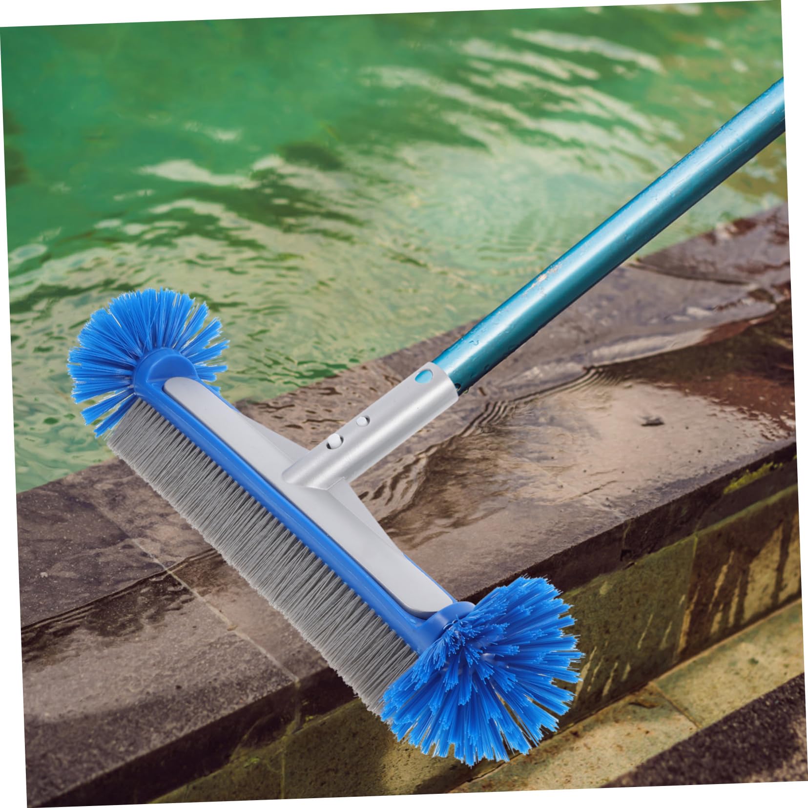 BESPORTBLE 3piezas Cepillo De Limpieza para Piscina De Cabezal De Cepillo De con Extremos Redondos para Limpiar Paredes Escalones y Esquinas De De Azulejo