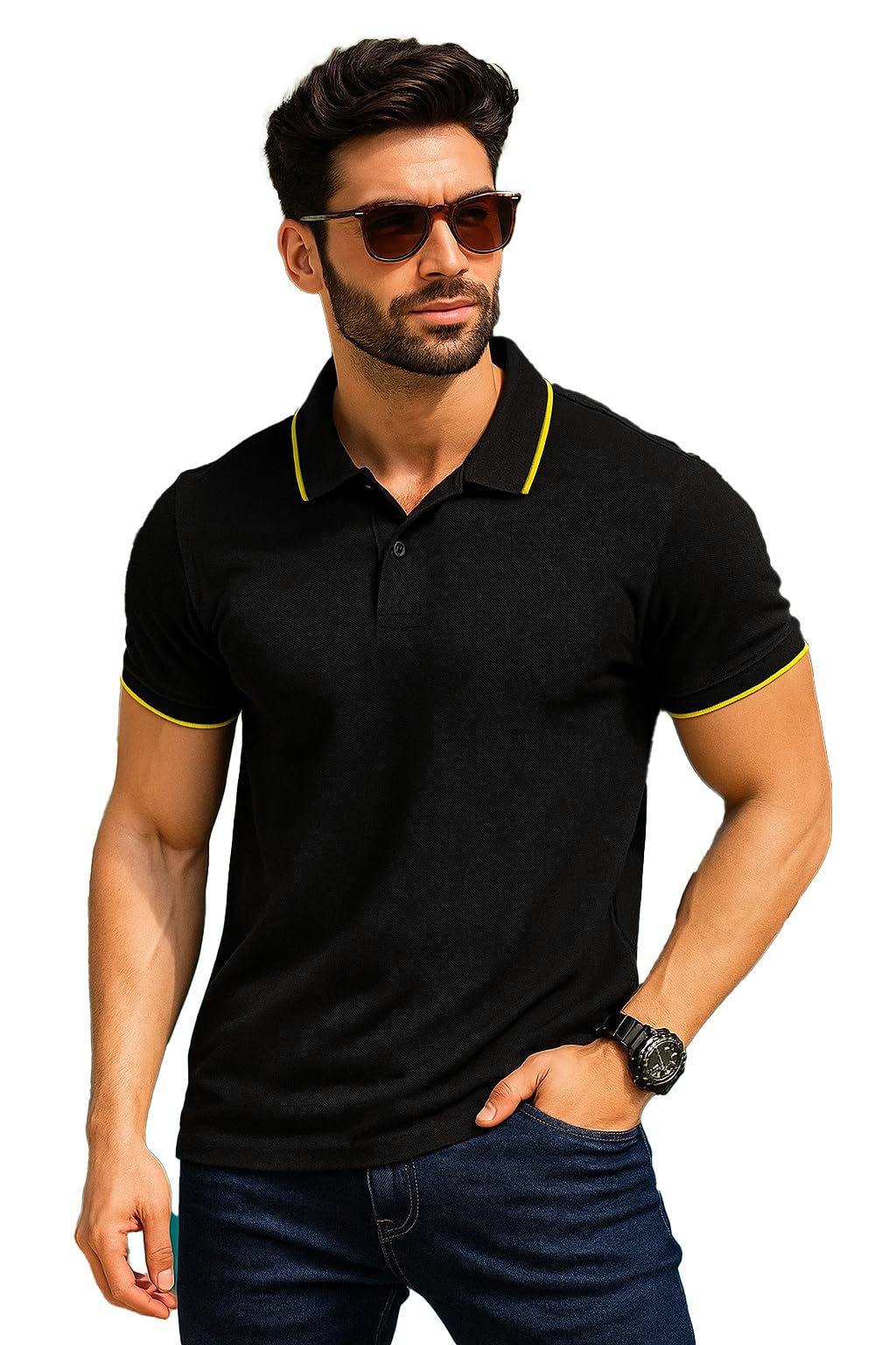 Buy Veirdo® Pure Cotton Half Sleeves Regular Fit Plain Solid