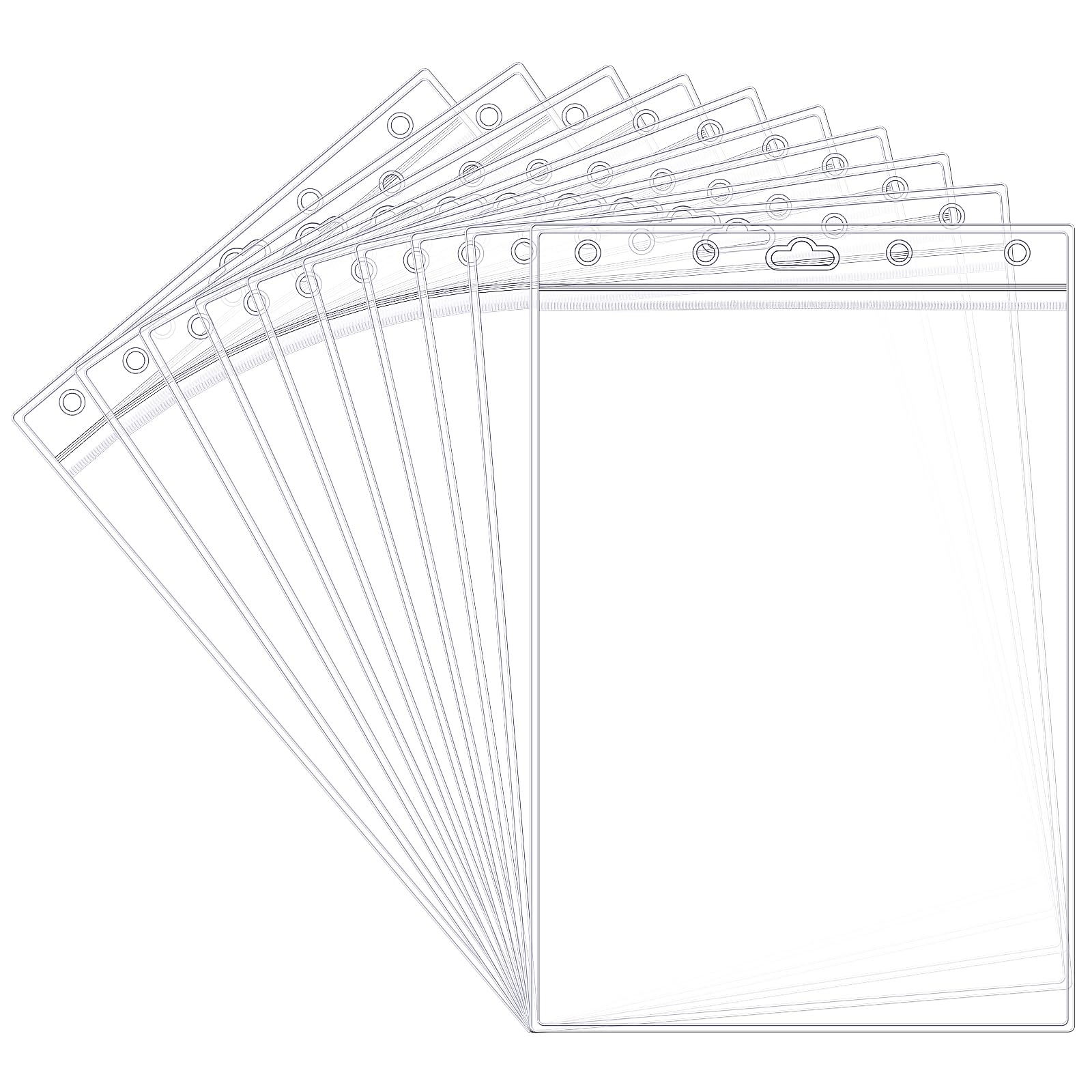 Porte-tickets de travail rangement documents effaçables à sec - 8