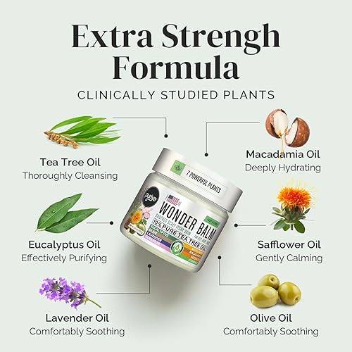 Miniatura 6 de Wonder Balm Ideal para el pie de atleta, dermatofitosis en la ingle, tiña y culebrilla. Un potente bálsamo anti hongos, antibacteriano, antiséptico