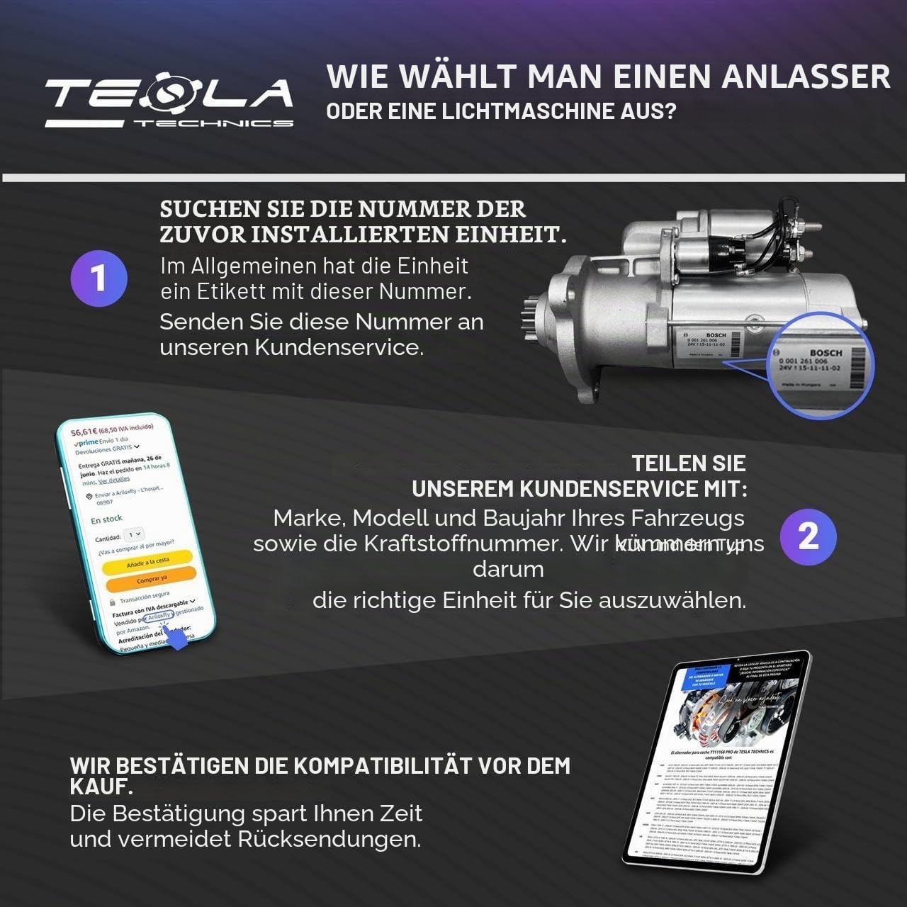 TT12409 PRO Lichtmaschine für Auto 12V, 140A. Kompatibel mit VOLKSWAGEN, AUDI, SEAT, SKODA. Ausgezeichnetes Preis-Leistungs-Verhältnis. Einfache Installation und Garantie.