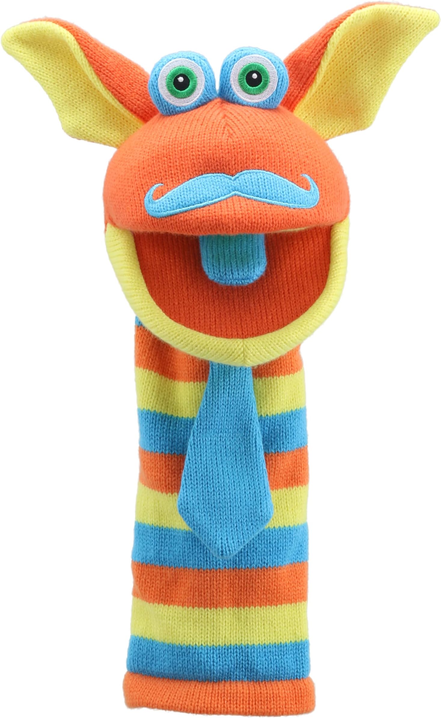 The Puppet Company - Knitted Puppet - Mango, 15 inches