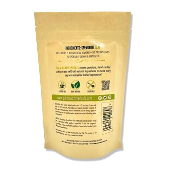 Palm Beach Medicinal Herbs - Spearmint Tea - Pure Herbal Tea Series, 30ct