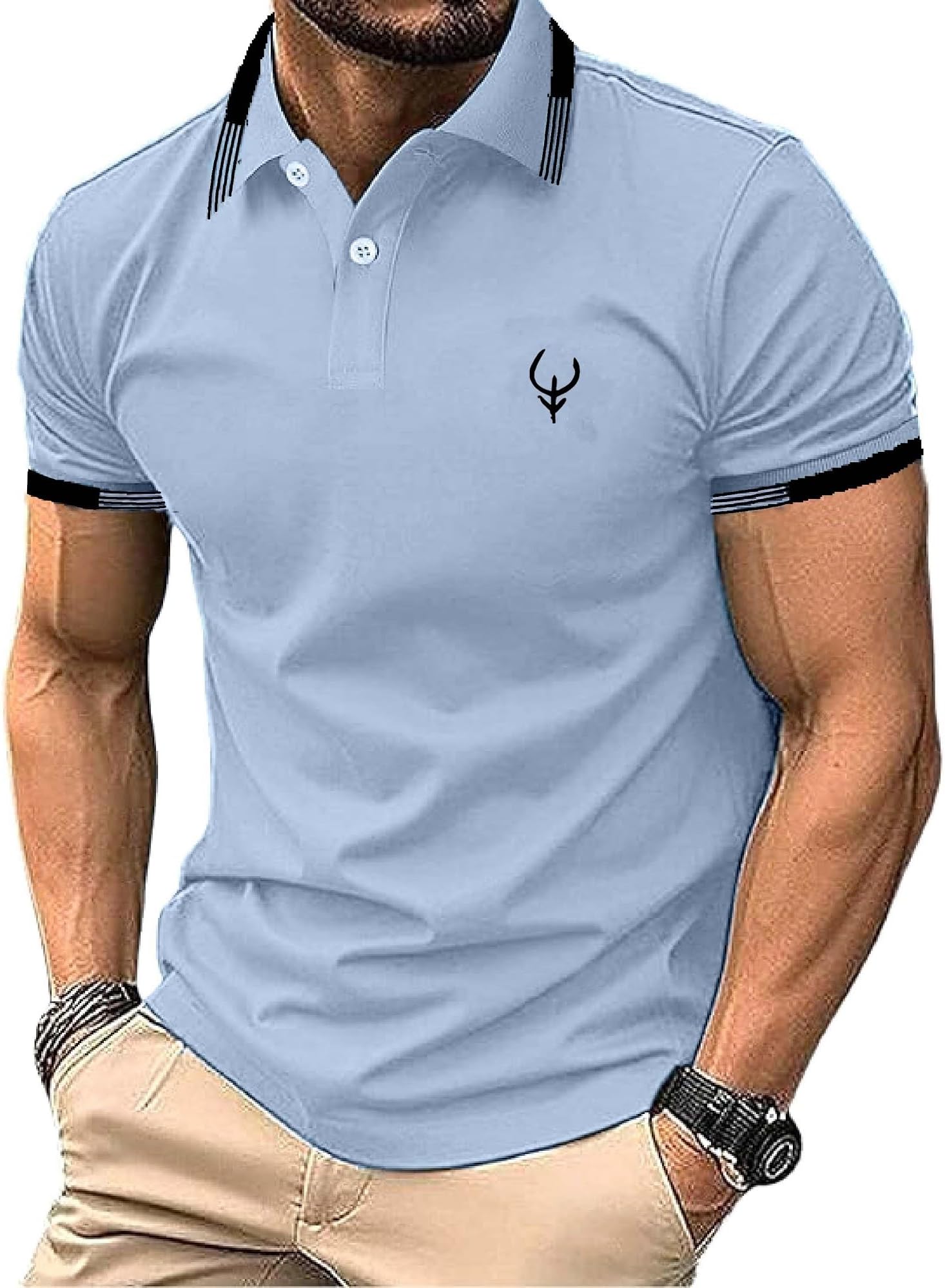 Lymio Polo T Shirt for Men || Men Casual T-Shirt || Available in Combo Packs (Polo 40 to 43)