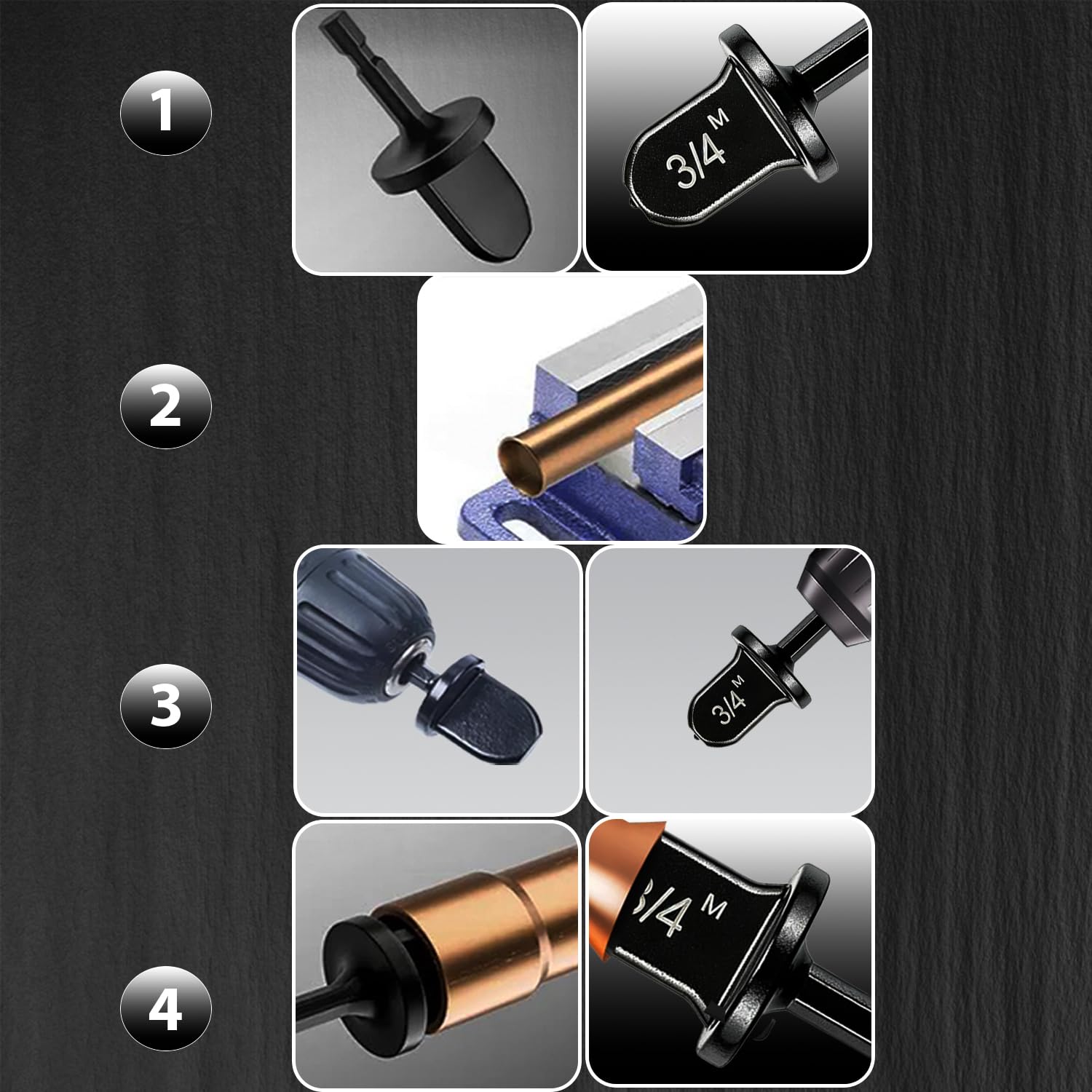 HVAC Repair Tool Set - 11 Pcs Copper Flaring -5 HVAC Repair Tool Set - 11 Pcs Copper Flaring -5