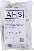 Vista 7 de American Hospital Supply Grippy Socks Gray One Size Fits Most Non Skid Socks 6 Pairs of Anti-Slip Socks Assorted