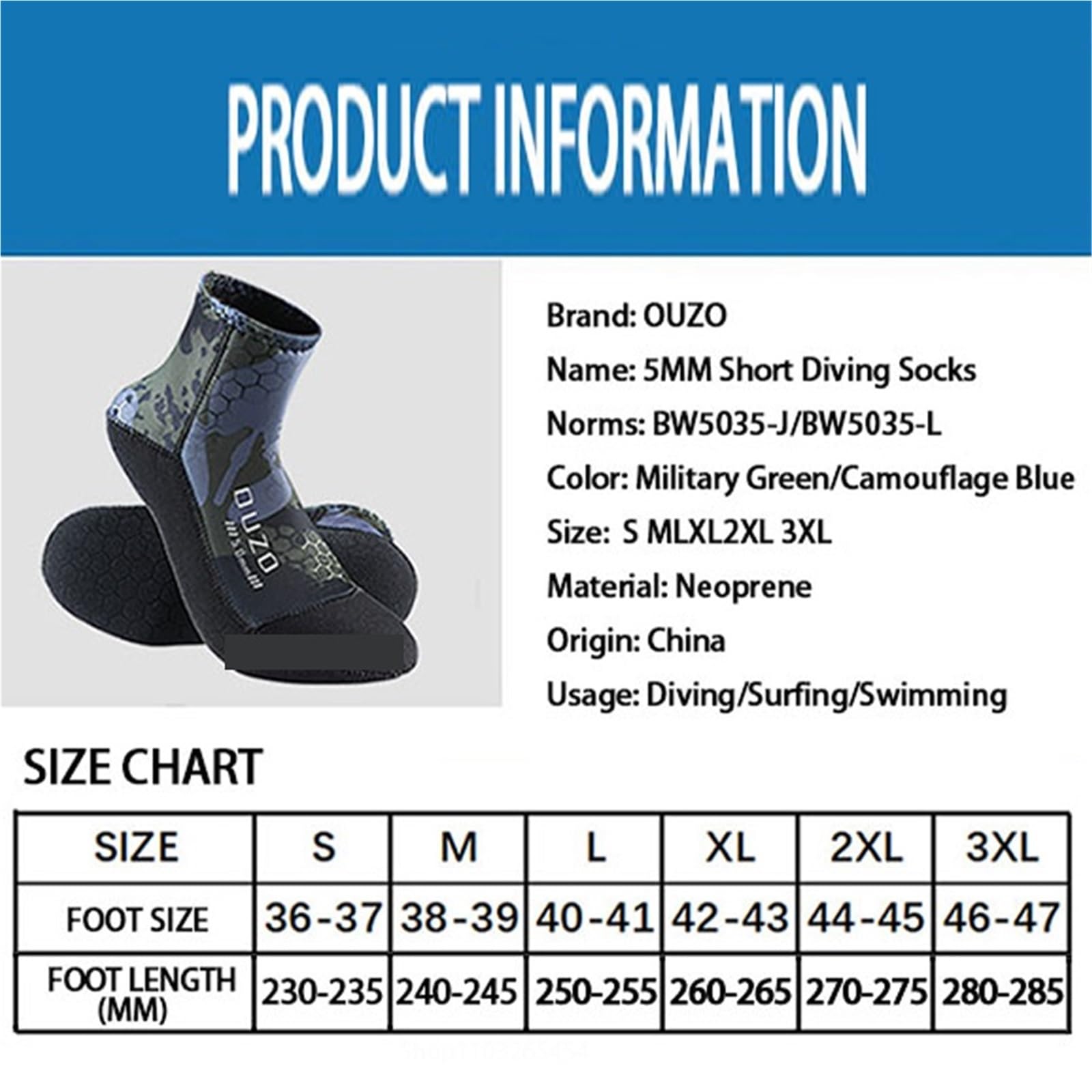 Neopren socken 5mm Neopren Tauchen Socken Sommer Tauchen Sport Socken Surf Strand Booties Anti Slip Schwimmen Fin
