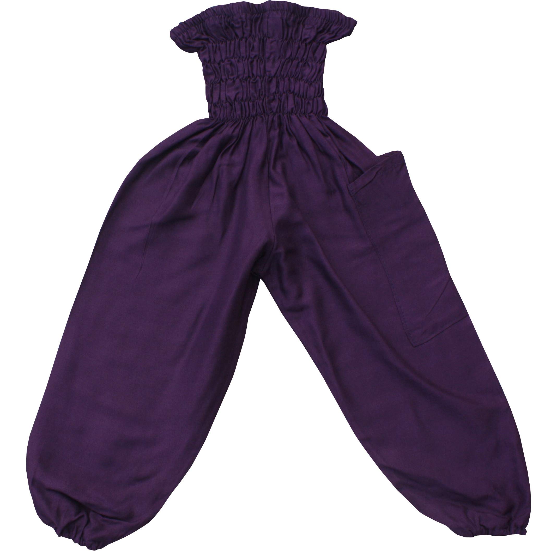 Full Funk Rayon Smock Waist Child Lounging Comfortable Elephant Aladdin Pants