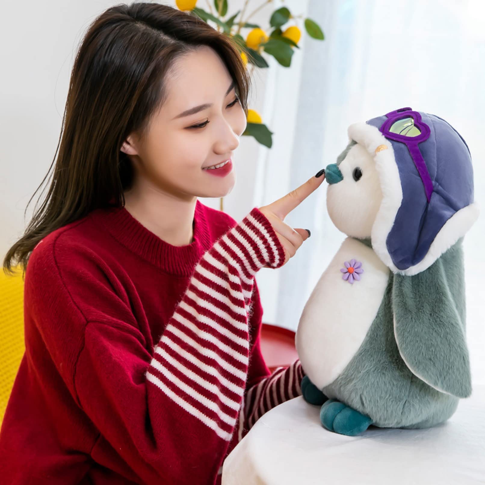 Amazon.co.jp: M．ASSOLATO 縫い包み ペンギン ぬいぐるみ