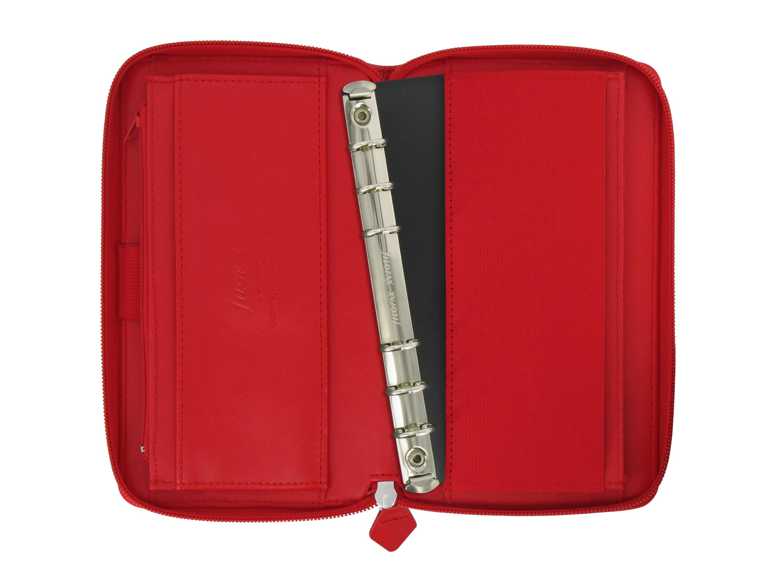Filofax Personal Compact Zip Saffiano organiser - Poppy - Image 3