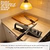 Afilador de cuchillos de cocina | 5 ángulos de afilado ajustables, grueso y fino, manual, para navajas 7