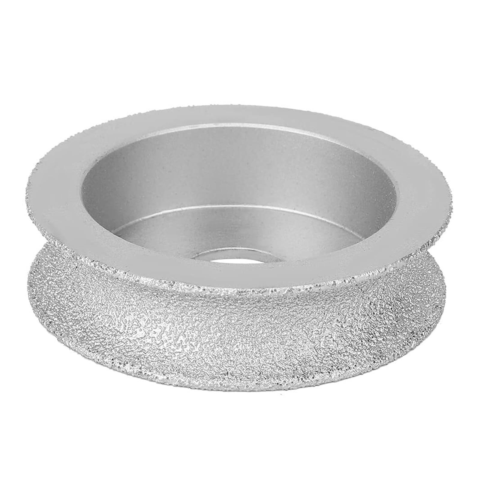 Meule arrondie brasée – Outil abrasif concave en porcelaine(1.5Cm)