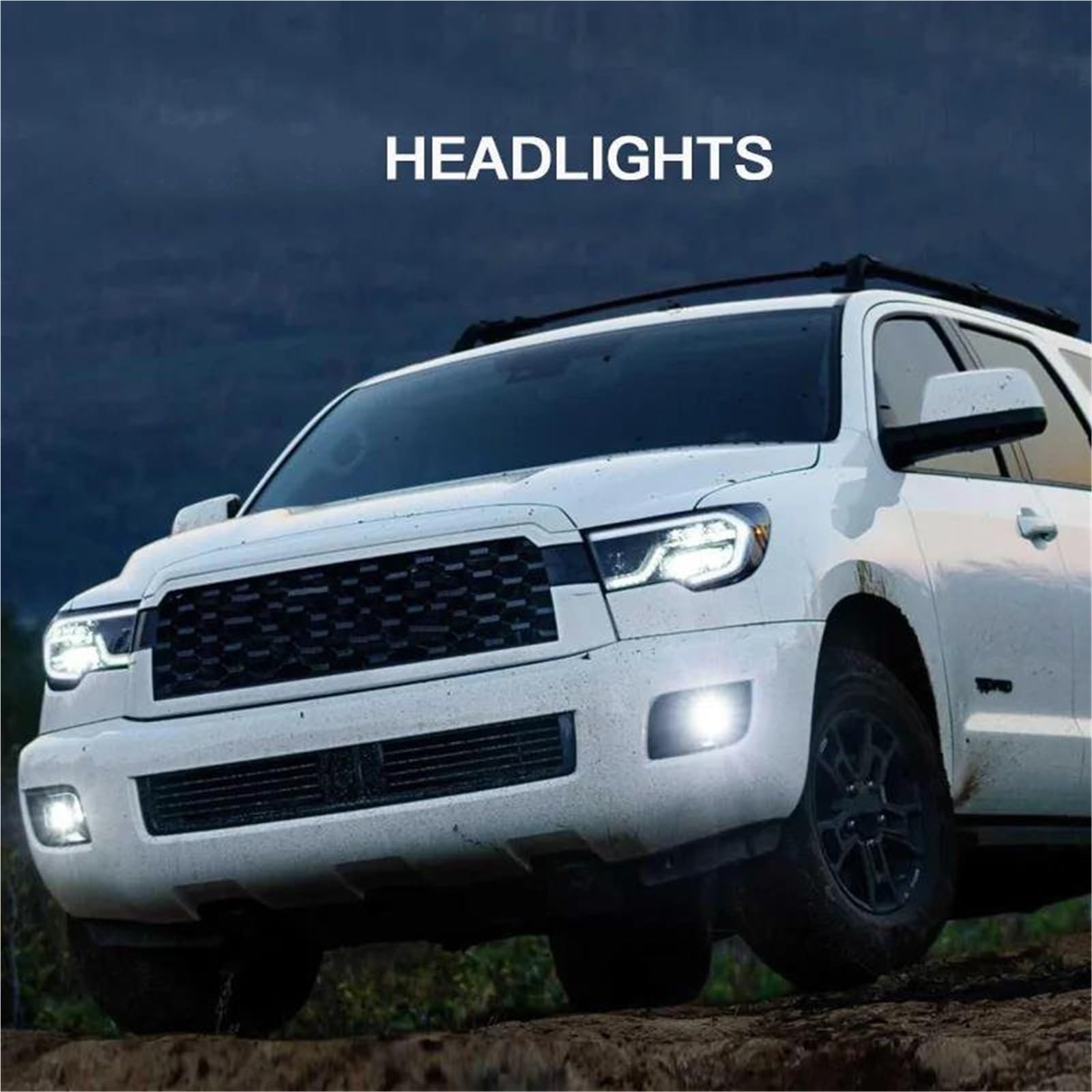 Migliora la sicurezza della guida notturna Accessori Per Auto Faro Anteriore Lampada Fari Per Per Toyota Per Tundra Per Sequoia 2007 2008 2009 2010 2011 2012