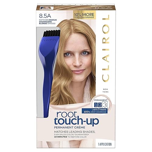 Clairol Root Touch-Up de Nice'n Easy - Tinte permanente para el cabello, color rubio champán medio 8.5A, paquete de 1 unidad