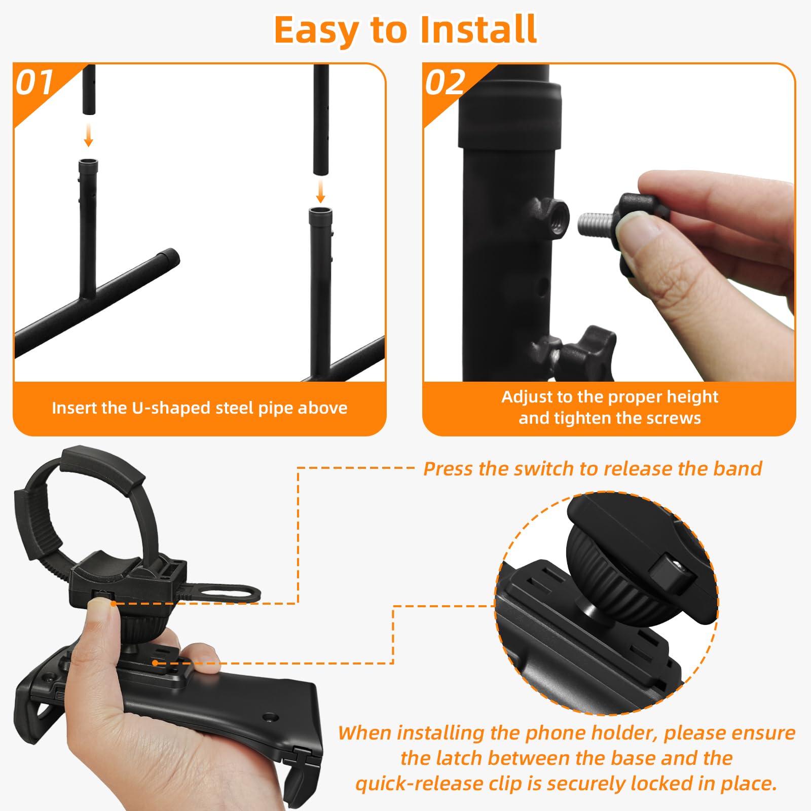 Lenker für Walking Pad Griffbügel, 62cm Breite Haltegriff für Gehunterlage Verstellbarer Griff für Gehpolster mit Handyhalterung und Getränkehalter
