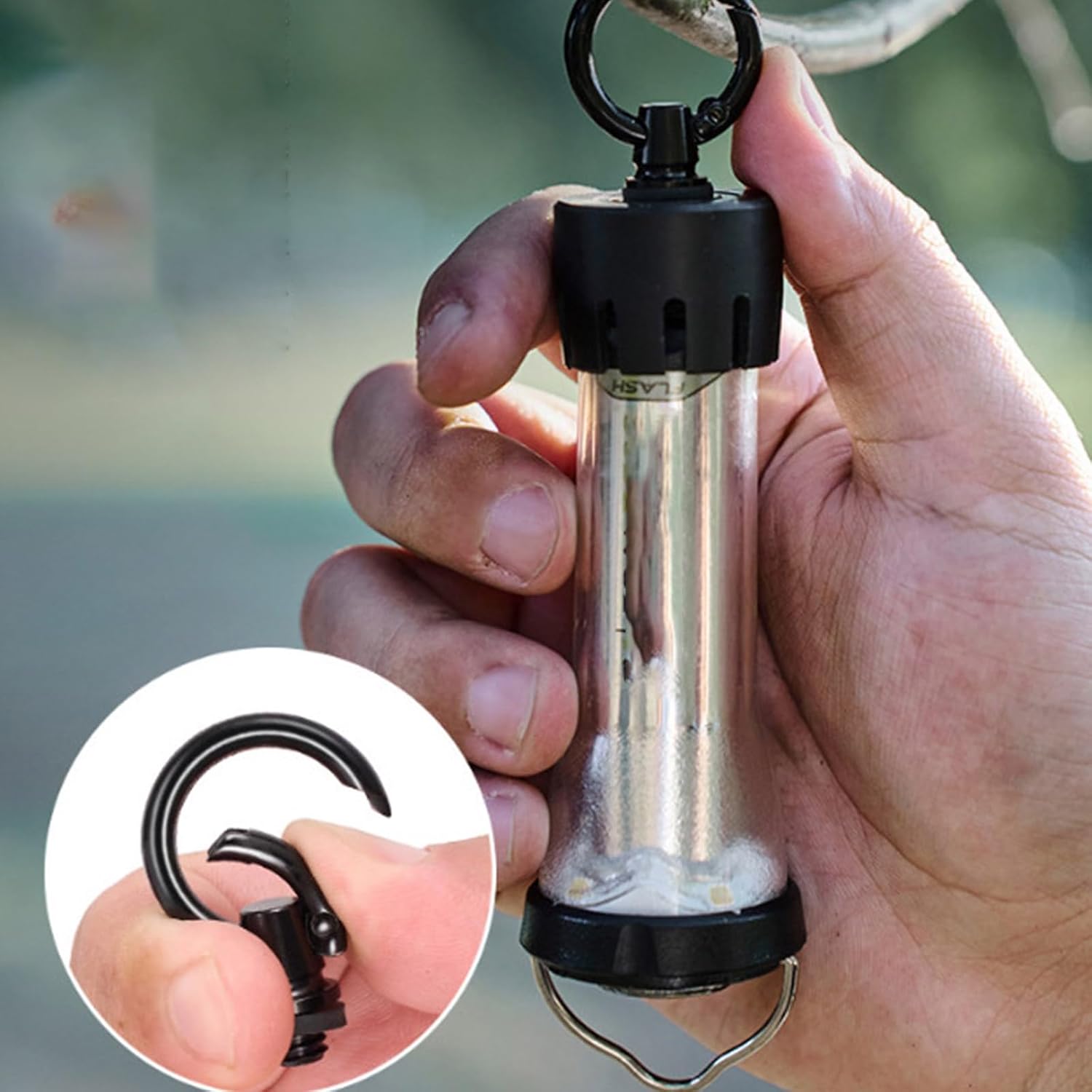Camping Light Hook Camping Lamp Hook Hanger Rings Tent Light Hanger Loop for Hanging Lamp Camping Light Hanger Lamp Loop