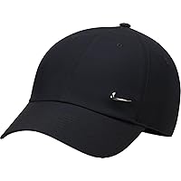 Nike Club Cappuccio, Nero/Argento Metallizzato