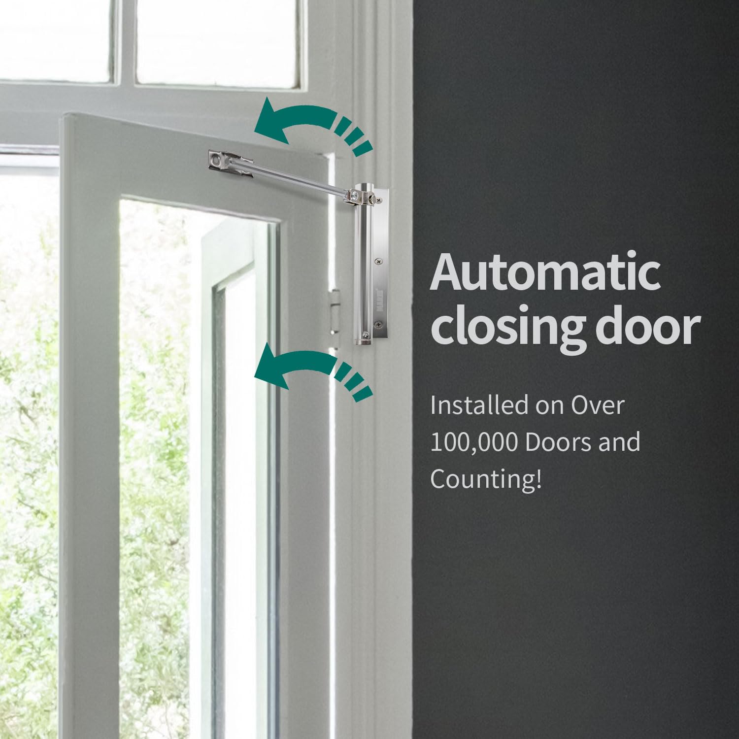 MARIE Door Closer, Silver - Image 4