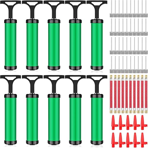 Reginary Bomba de bola para pelotas deportivas, con aguja y manguera de extensión, a granel para baloncesto, fútbol, voleibol
