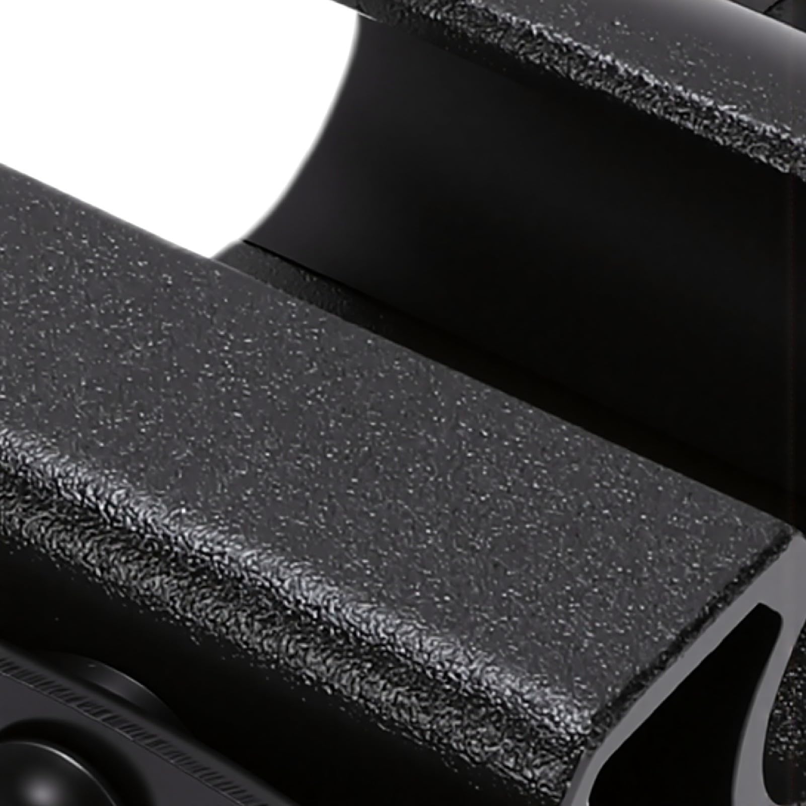 Poignées de Traction Ergonomiques ABS, Conception Rotative à 360 Degrés pour L'entraînement de Force, Noir, 2 Pièces