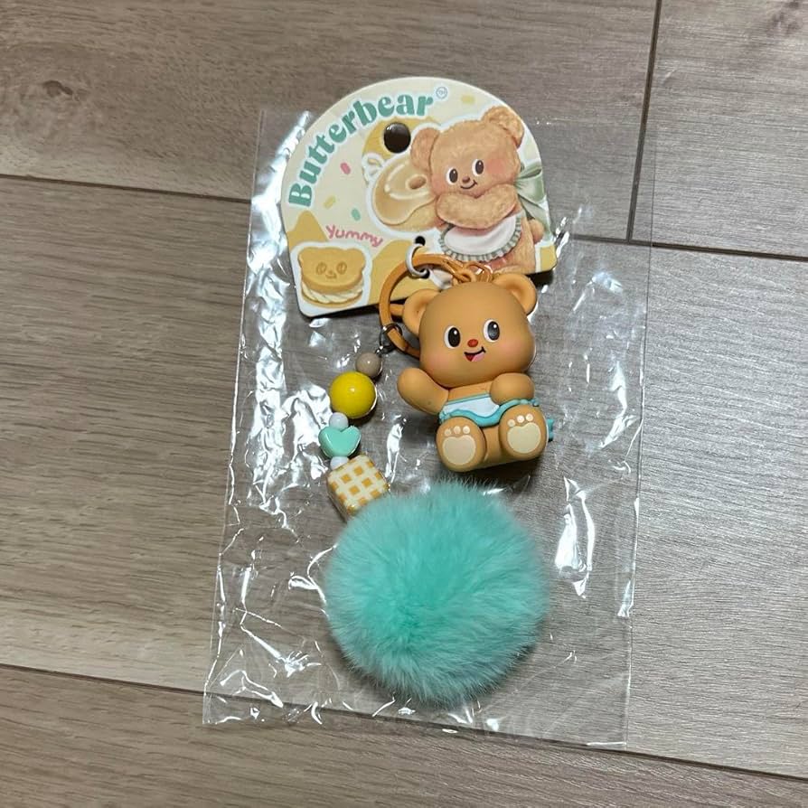 新作Butterbear バターベア キーホルダー 誕生日　2点セット 新作Butterbear バターベア キーホルダー 誕生日 2点セット