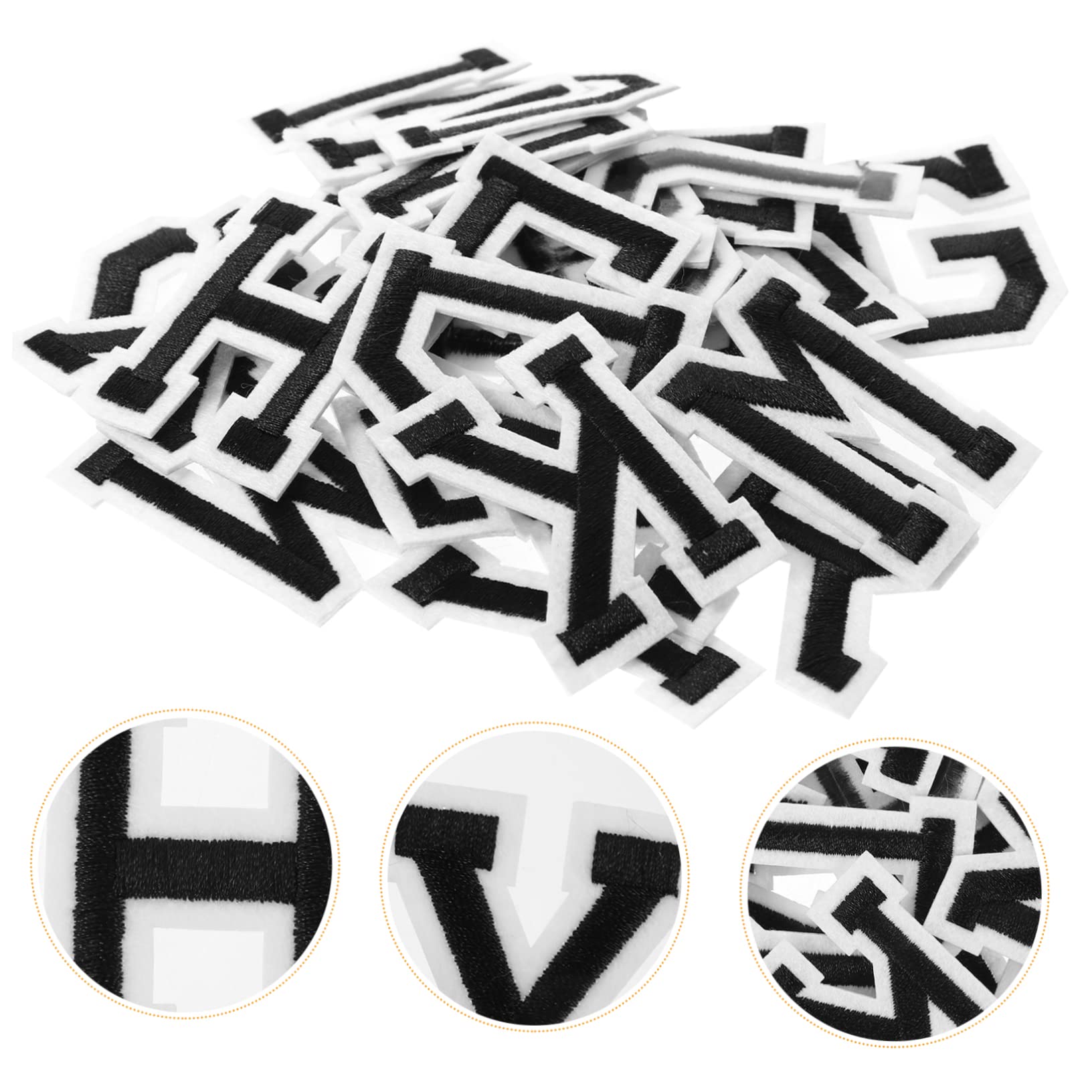 VILLCASE 10juegos Parches De Letras Termoadhesivos Para Ropa De Parches Decorativos Para Reparación De Prendas y Accesorios De Vestir Para Personalizar Chaquetas Camisas Pantalones y