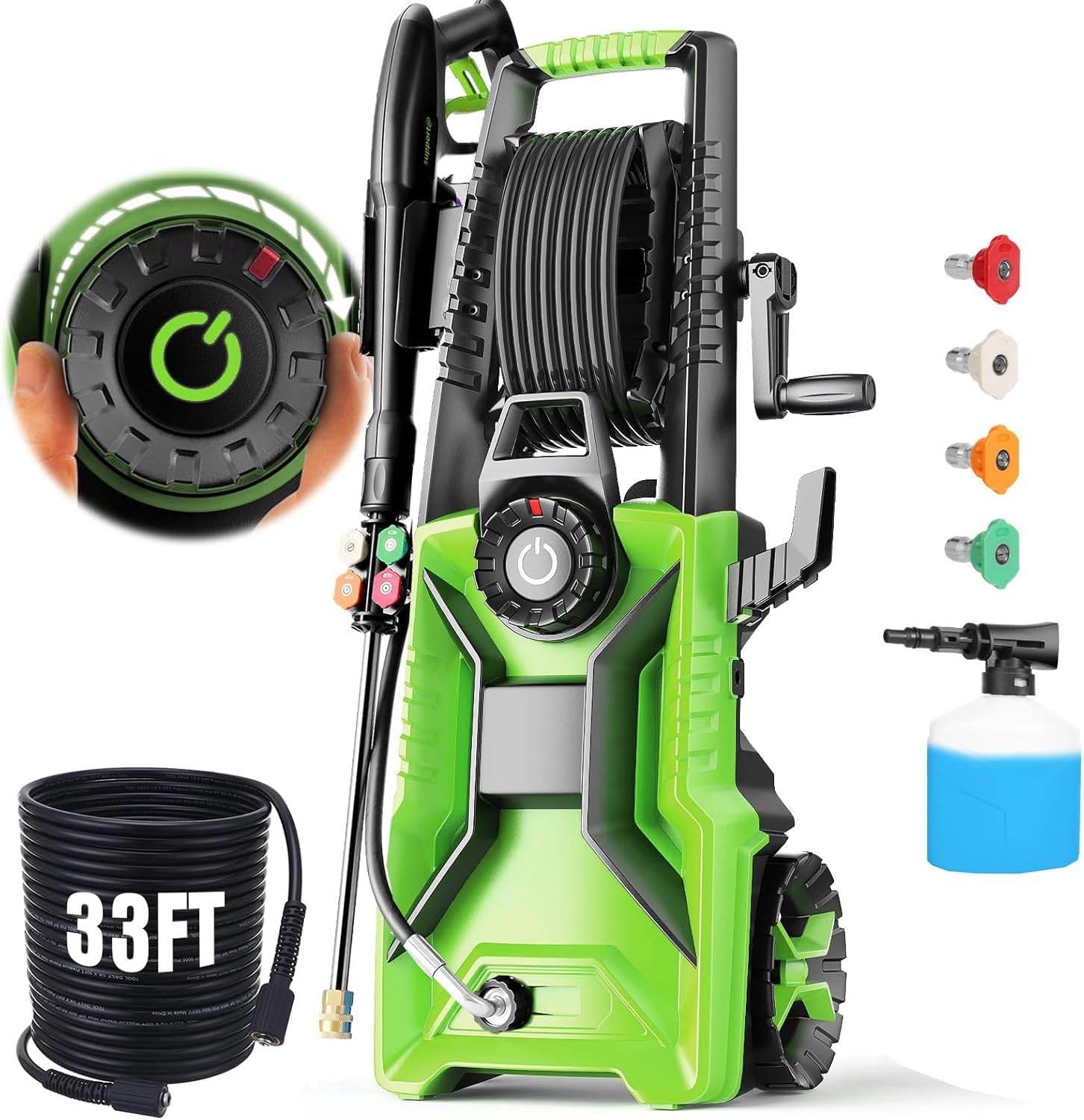 Commowner 5000 PSI Adjustable Pressure Washer