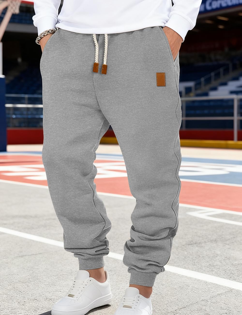 Mens Sweatpants Pants Joggers Stretch Casual Sweatpants for Men Lounge Athletic Pants Drawstring Pants with Pockets - Image 2