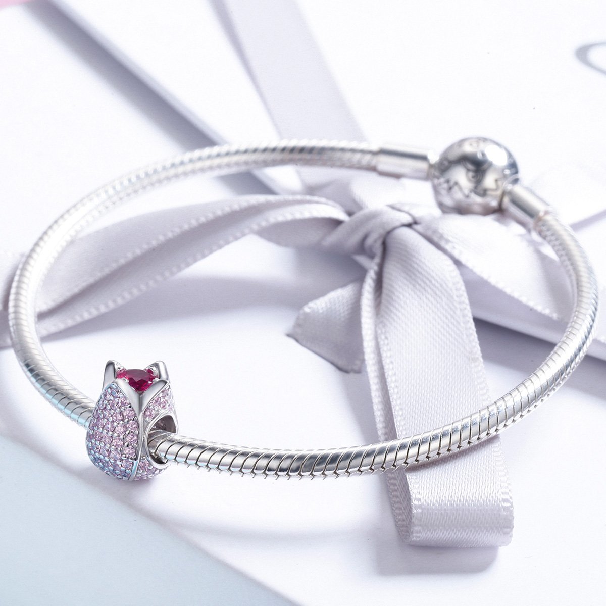 Breloque En Argent Sterling 925 émaillé Avec Bouclier FD Pour