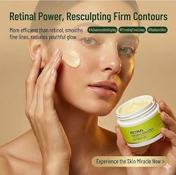 Retinal Tightening Booster, Anti-Wrinkle Firming Cream, Pore Minimizing, Skin Renewal with Retinal, Vitamin C, Panthenol & Peptide Complex, Face Moisturizer, Firmer Skin,30ML