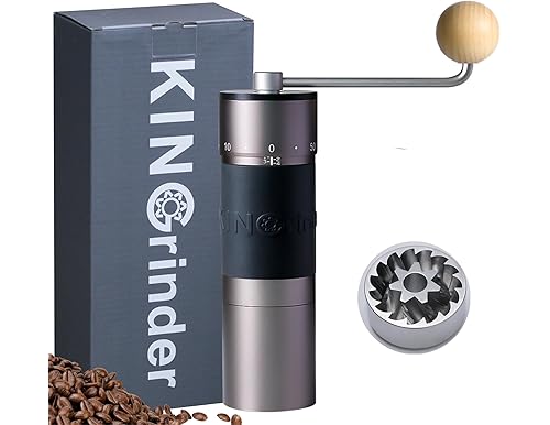 KINGRINDER K6, the Divine Manual Coffee Grinder, Delivers Consistent Grinds.