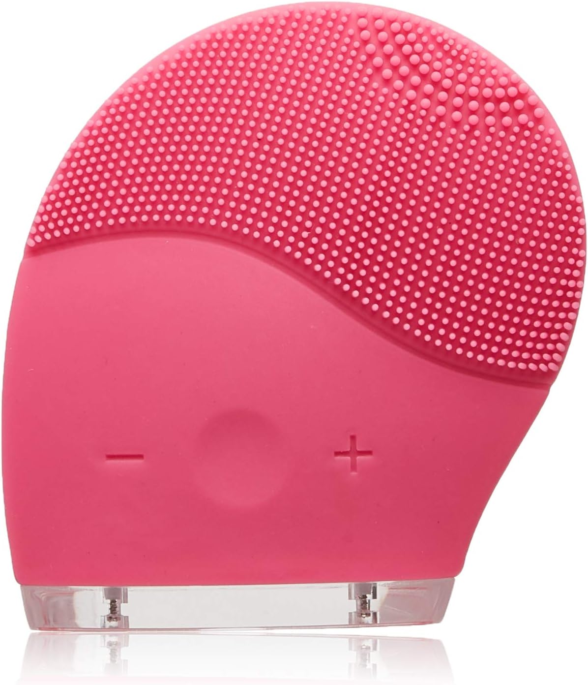 Ailaiya Silicone Cleanser Waterproof Multifunctional Electric Facial Cleansing Brush (red)
