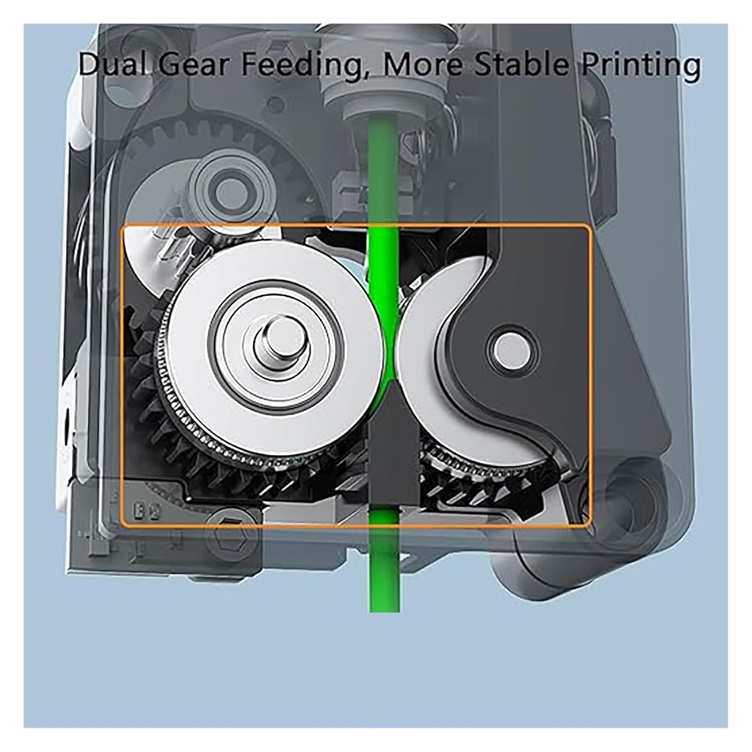 3D Printers accessorise, Compatible for Creality K2 Plus Extruder Kit Built-in Filament Break Sensor Dual Gears for 3D Printer Combo,for Part Replacement