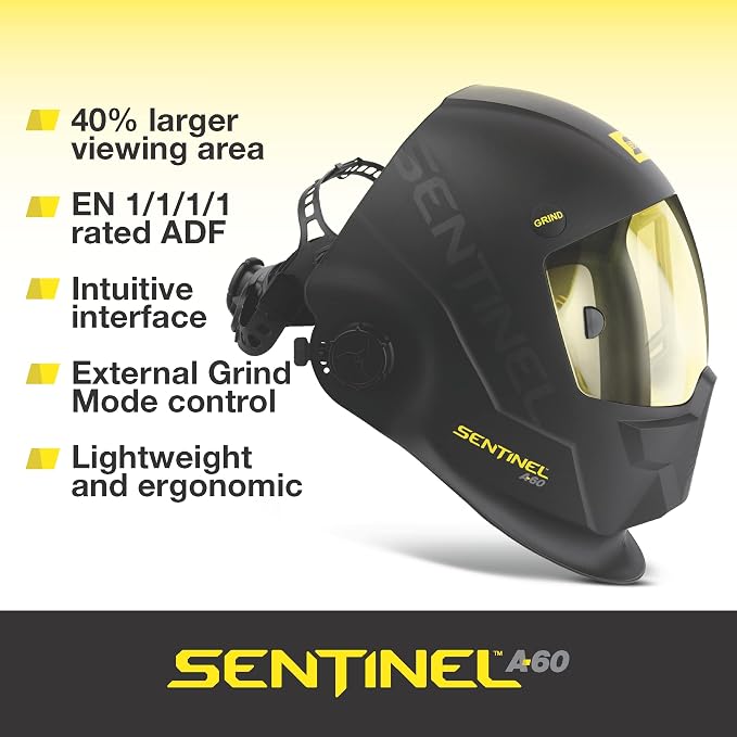 Casco de soldadura ESAB Sentinel A60, resistente, grande visión miniatura 8