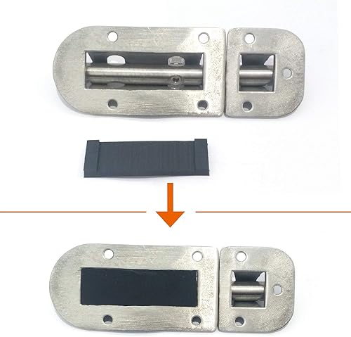 Miniatura 5 de Marine - Perno de acero inoxidable 316 resistente de 4-38 pulgadas para ventana de barco marino, puerta, escotilla, gabinete