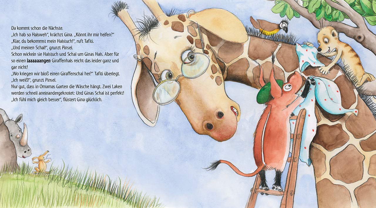 Tafiti - So mach ich dich gesund: Bilderbuch zum Thema Kranksein, Trostbuch für Kinder ab 4 Jahre