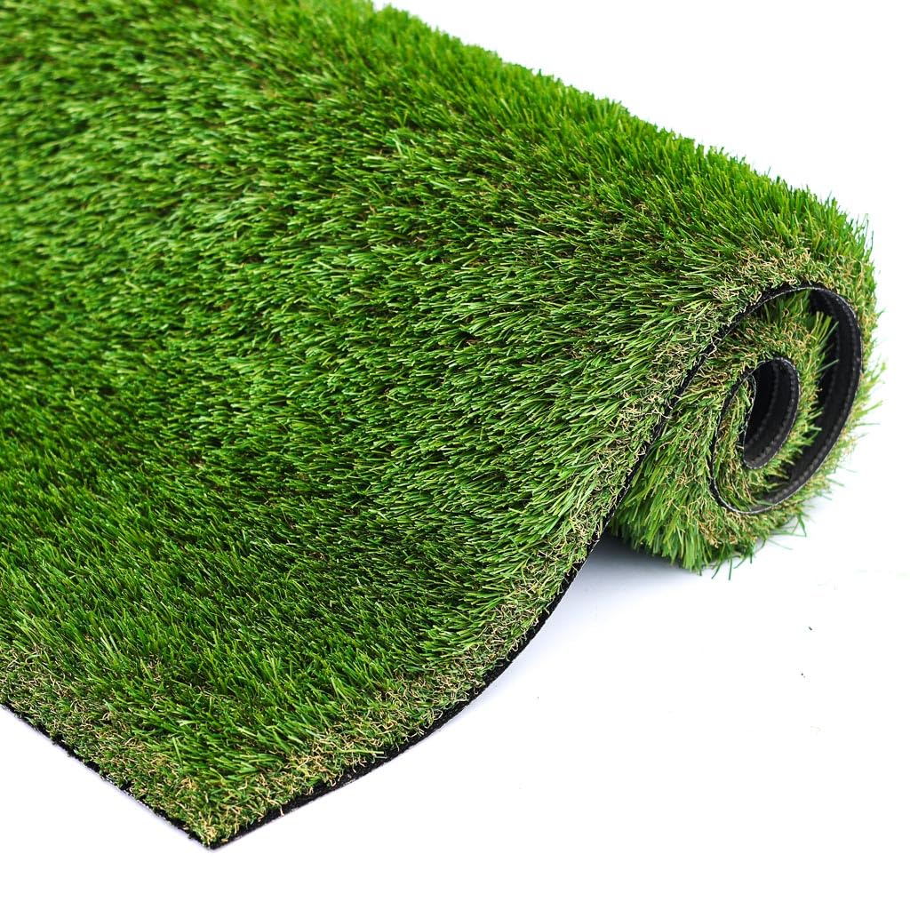 Artificial Grass Direct - Luxury 40mm 5m x 4.0m (16ft 5" x 13ft 1") – Fake Grass for Garden, Lawns, Pets & Landscaping | Realistic 40mm Pile Height | UV Resistant & Low Maintenance — image 1