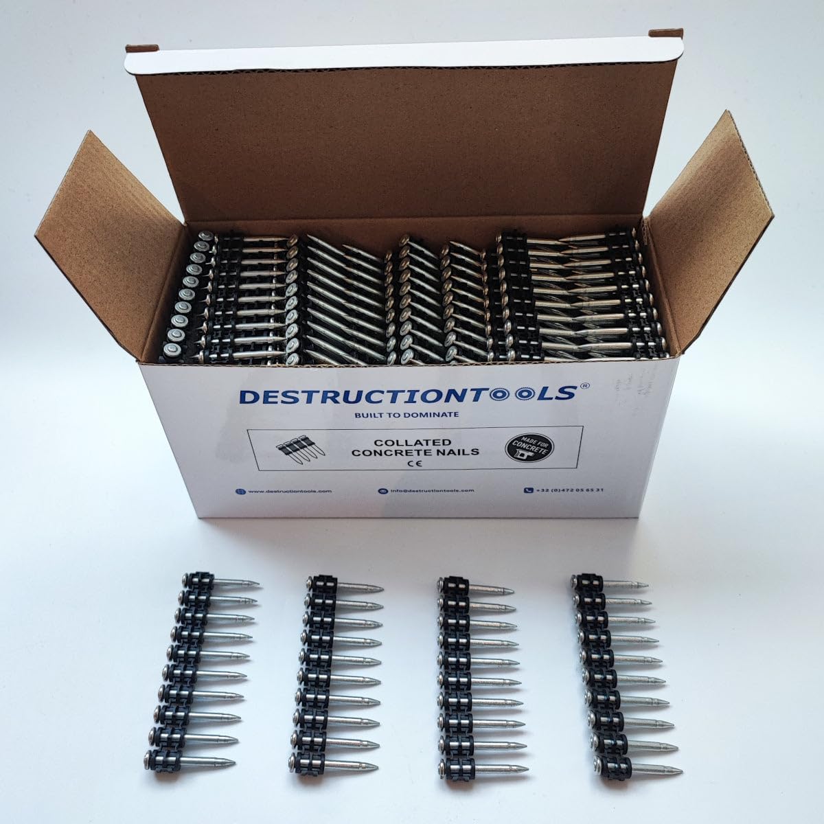 850x Collated concrete nails 32mm - for Hilti BX3