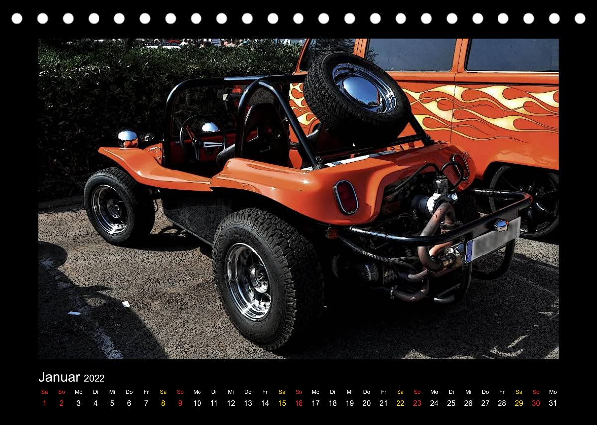Buggys - die Kultautos der 80er (Tischkalender 2022 DIN A5 quer): Mit dem Kult-Klassiker der 80er durch das Jahr (Monatskalender, 14 Seiten ) (CALVENDO Mobilitaet)