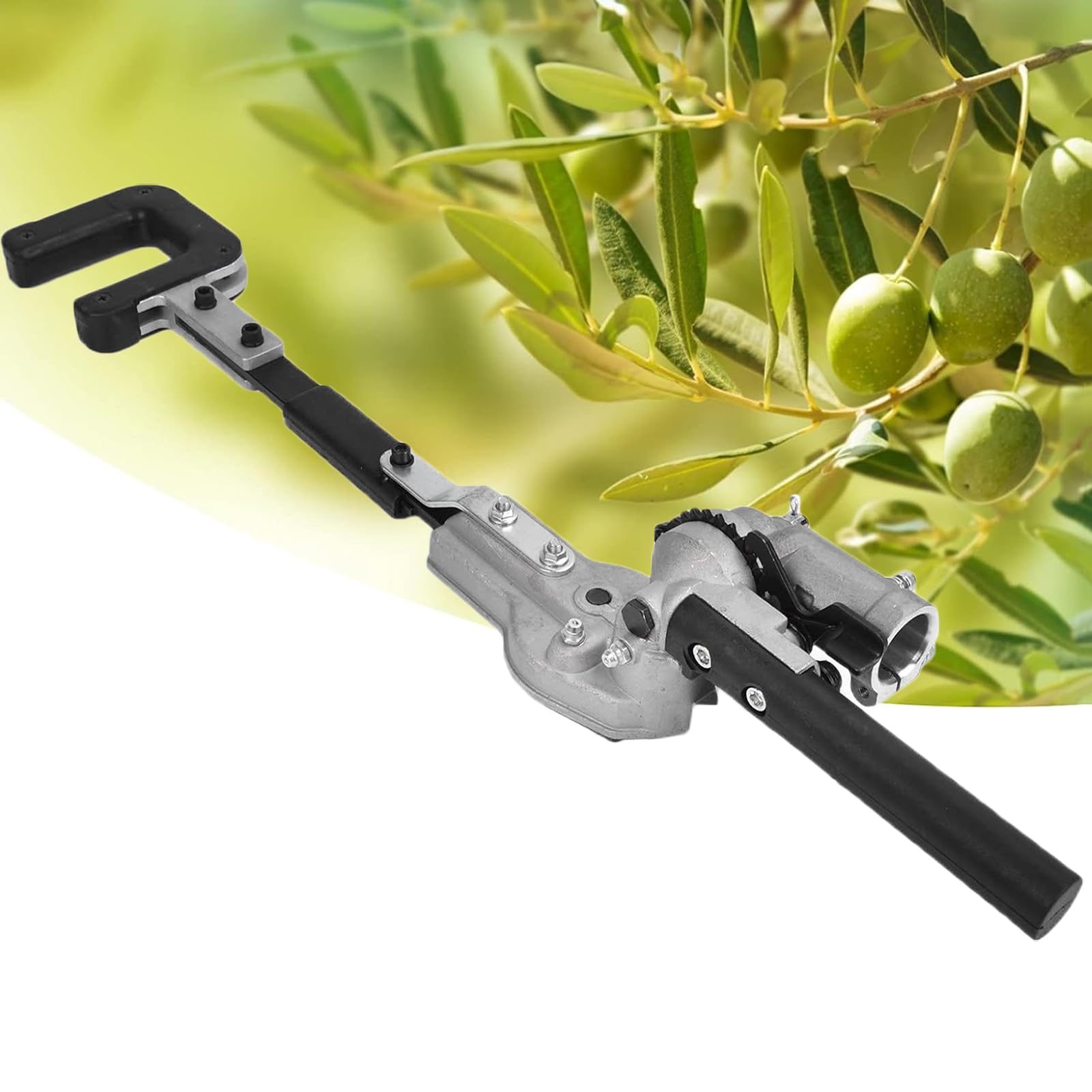 Cabezal Recolector De Frutas, Herramienta Recolector De Frutas De 26 Mm Con 9 Dientes, Material De Aleación De Aluminio Duradero Y Fácil De Instalar, Rendimiento Estable, Para Aceitunas, Peras