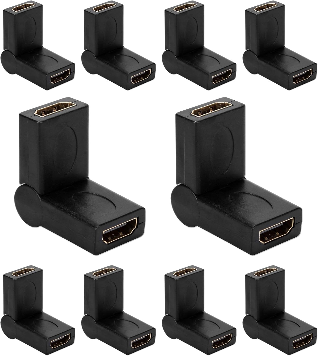 Cmple [10 Pack HDMI Female to HDMI Female Extender HDMI Port Saver