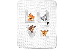 Janlynn Embroidery Kit - Cross Stitch - Woodland Love Baby Quilt