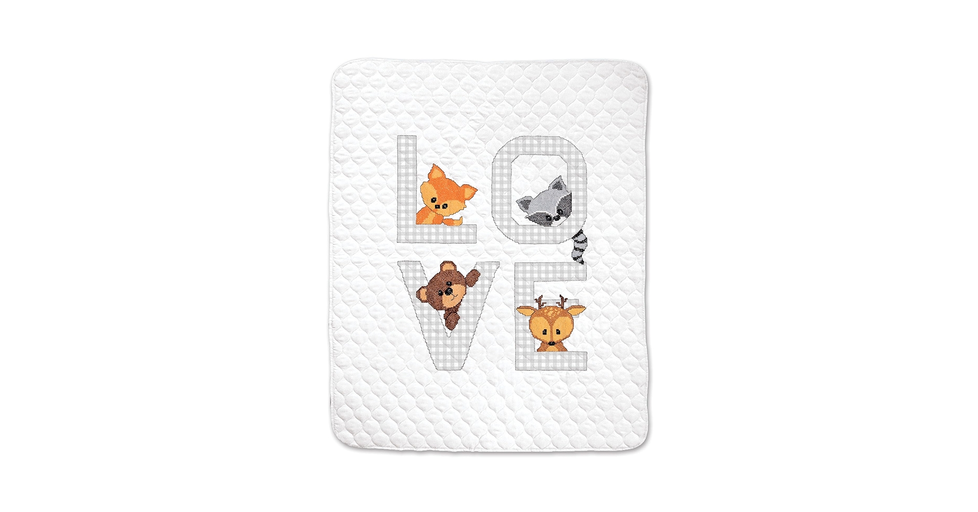 Amazon.com: Janlynn Kit Baby 34x43 Woodland Love, 12.5 x