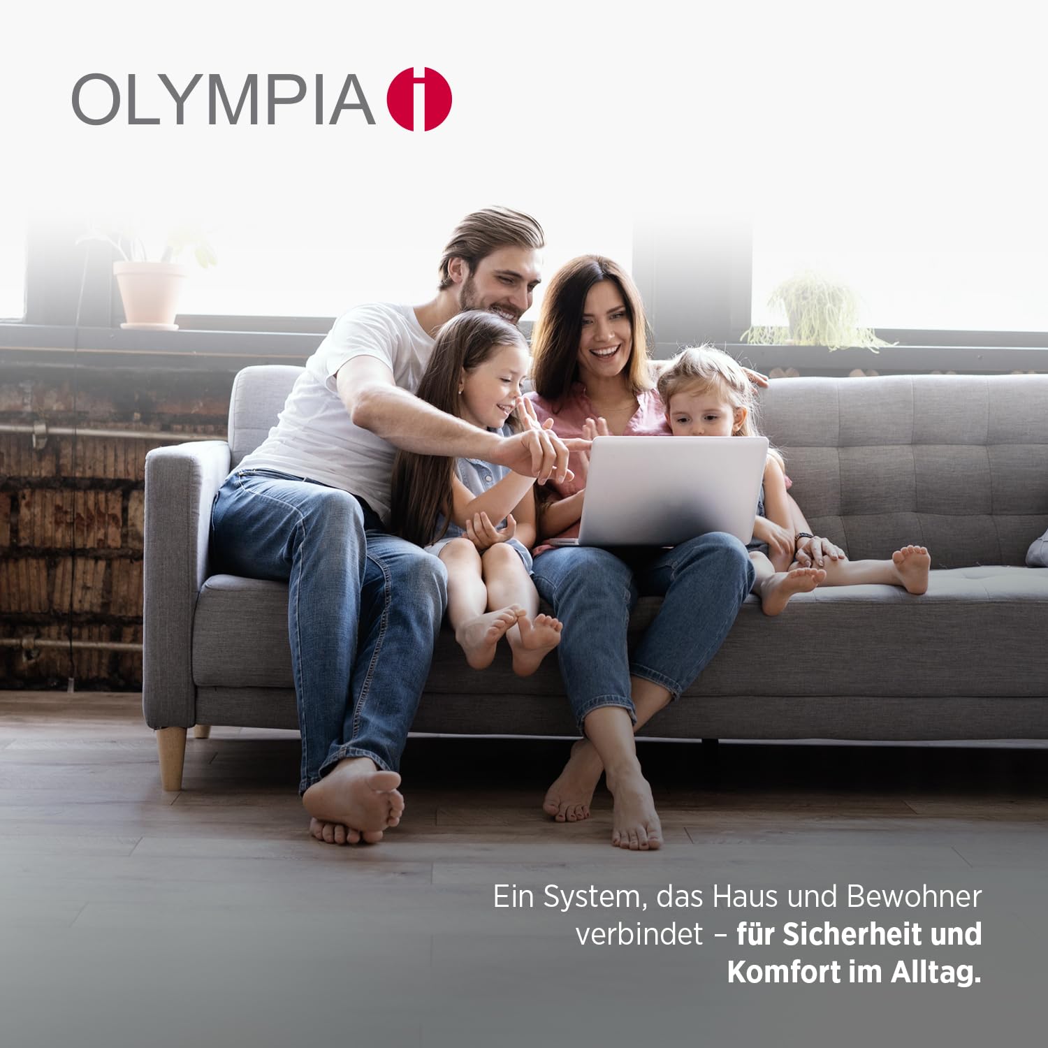 Olympia ProMini Smart Home Gateway mit Alarm-Funktion | Alarmanlage Haus mit WLAN | Alarmanlage Wohnung & Sicherheitssystem für Zuhause | Home Security System mit TUYA-App & 90 dB Sirene