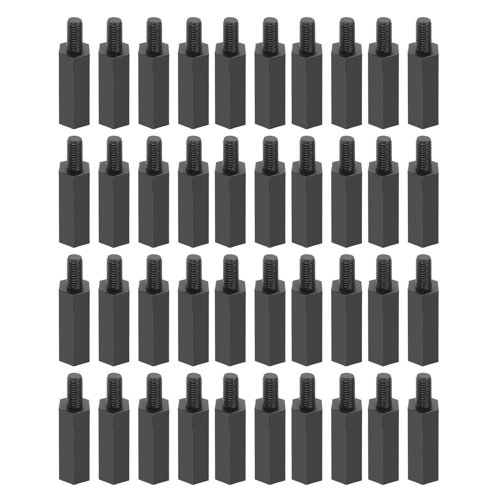 YOKIVE 100 Pcs M3 Standoff Screws, Nylon Hex PCB Standoffs with High Insulation Effect, Keep Height Consistent