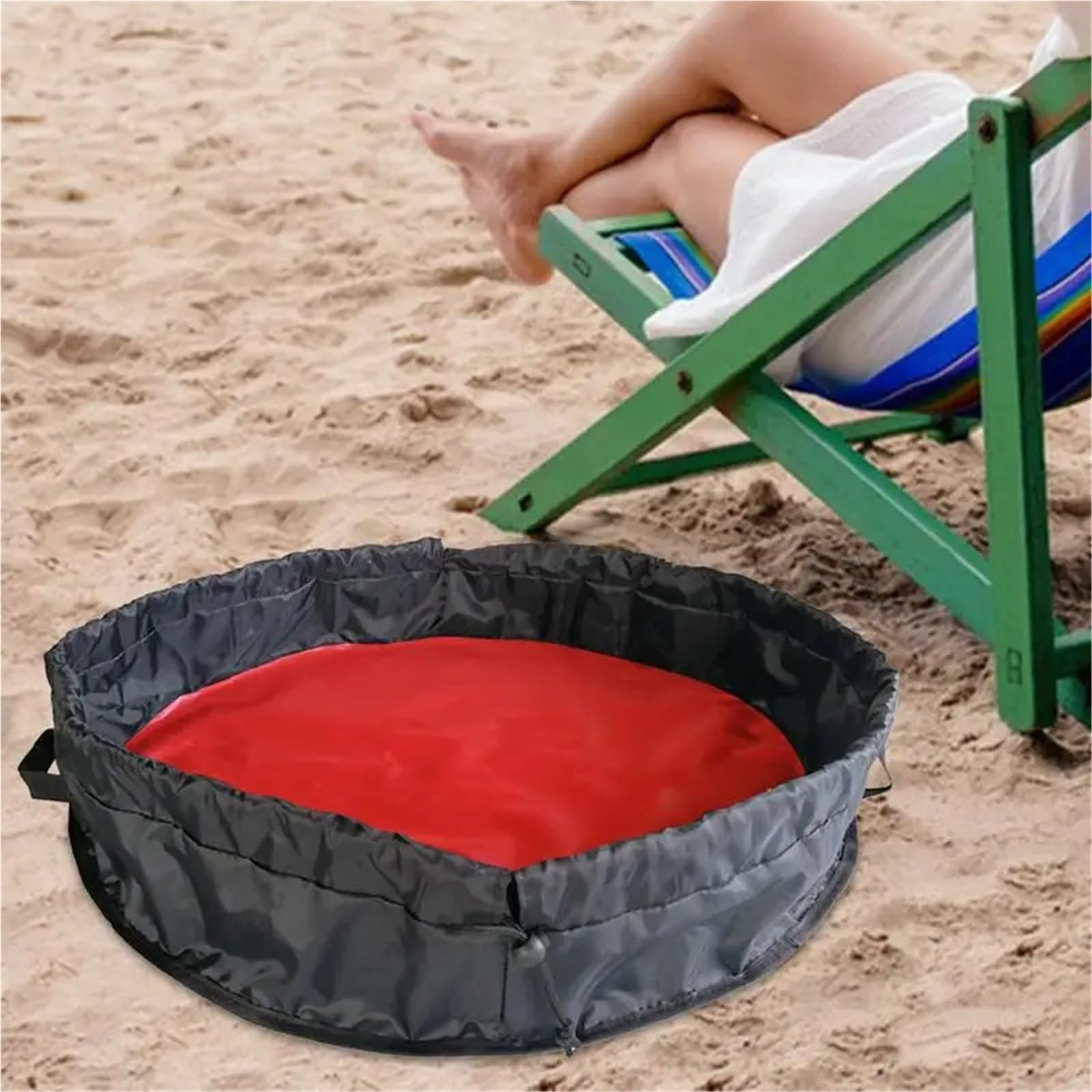 Przenośna mata do przebierania się w kombinezonie Mata do przewijania kombinezonu do surfowania i pływania na plaży wielokolorowa