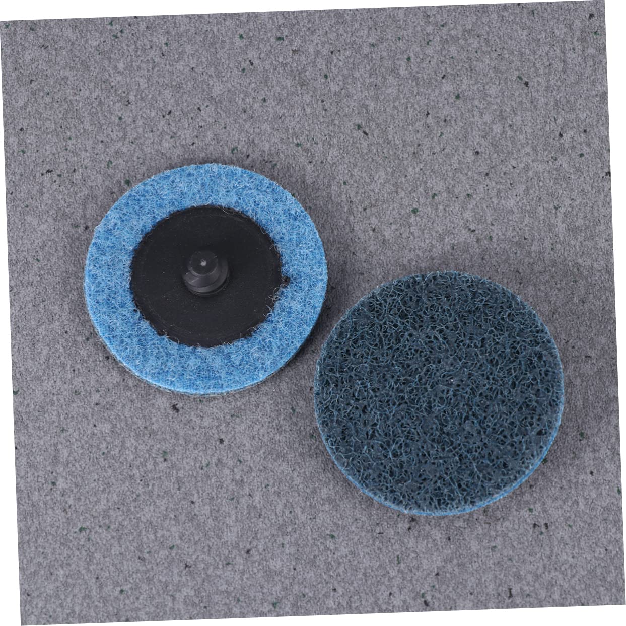 Discos de Lija de Torsión de Nailon de 2 Pulgadas 50 Piezas | Color Azul, Óxido de Aluminio Marrón, para Azulejo y Metal, Uso en Casa y Taller Color Aleatorio